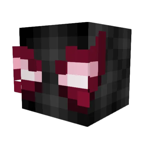 Azre__ Minecraft avatar head, 3D render