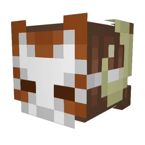 Azreal_Re Minecraft avatar head, 3D render