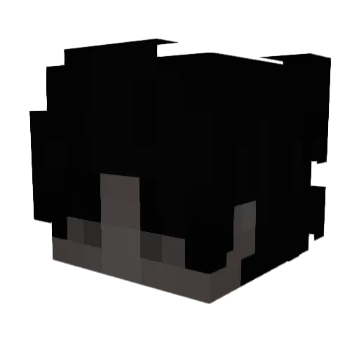 Azri Minecraft avatar head, 3D render