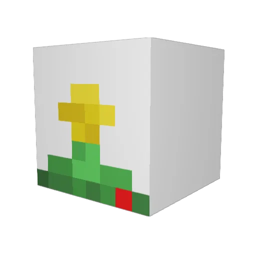 Azriley Minecraft avatar head, 3D render