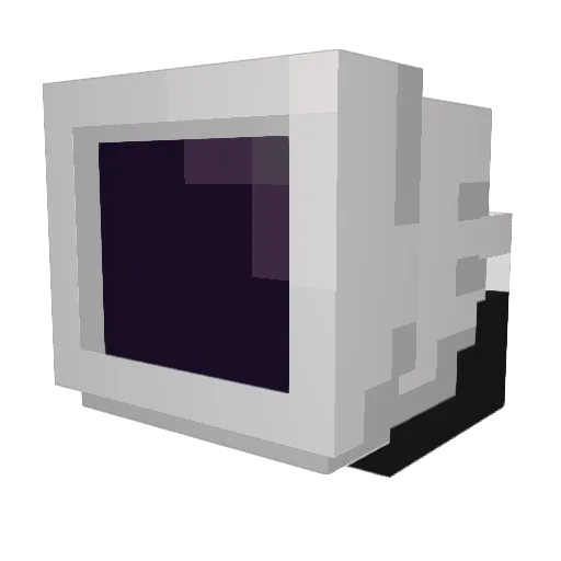 Azrodee Minecraft avatar head, 3D render