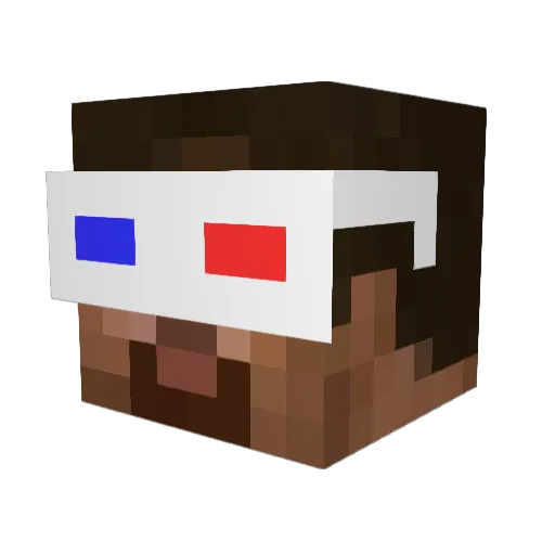 Aztec194 Minecraft avatar head, 3D render