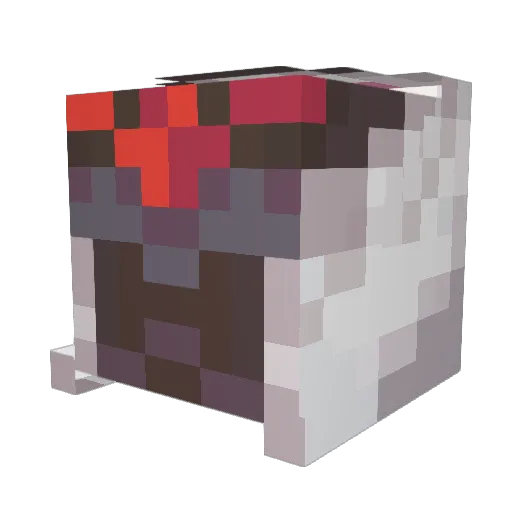 AztechF Minecraft avatar head, 3D render