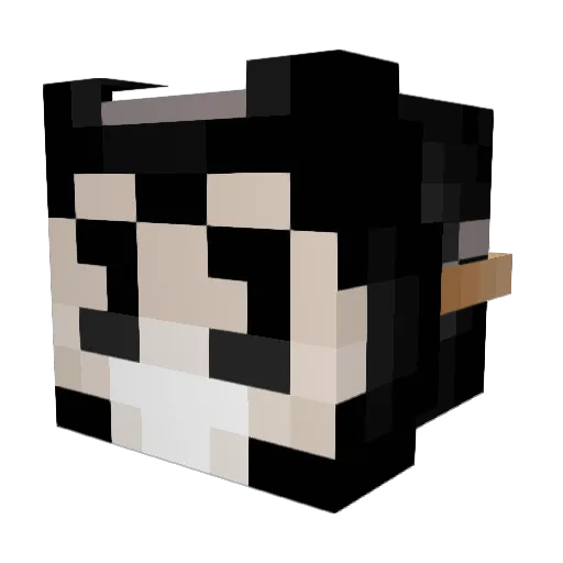 AztecinHD Minecraft avatar head, 3D render