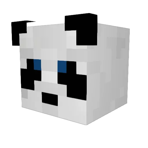 Aztonix Minecraft avatar head, 3D render