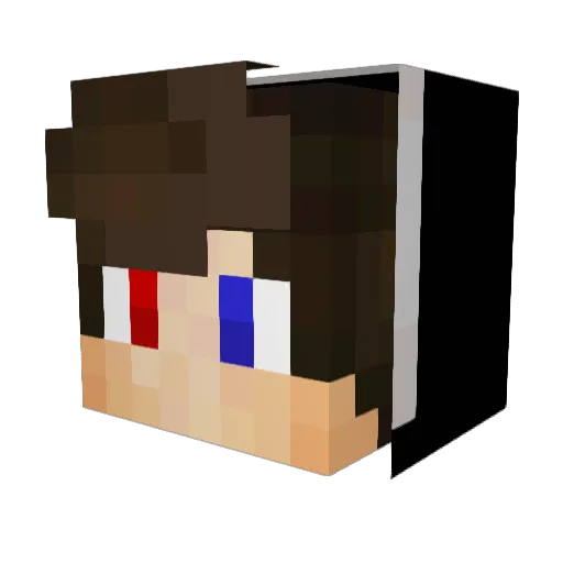 Aztrox214 Minecraft avatar head, 3D render