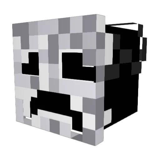 Azul_TheFool Minecraft avatar head, 3D render
