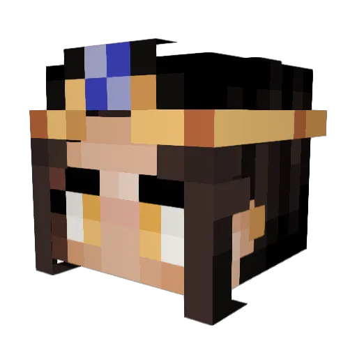 Azula9308 Minecraft avatar head, 3D render