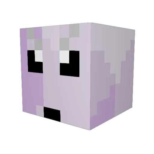 AzumarilTonight Minecraft avatar head, 3D render