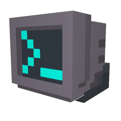 Azunkel Minecraft avatar head, 3D render