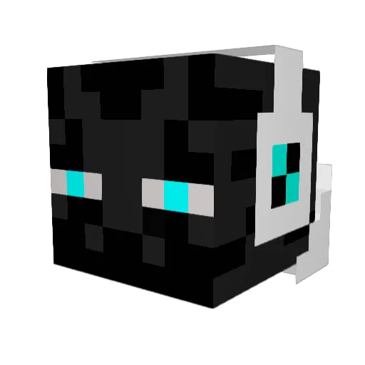 Azura818 Minecraft avatar head, 3D render