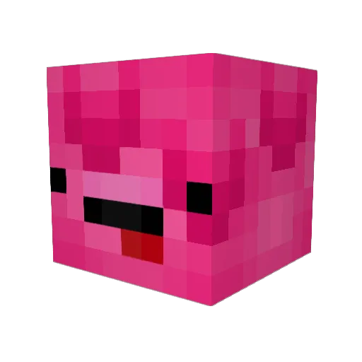 Azuran17 Minecraft avatar head, 3D render
