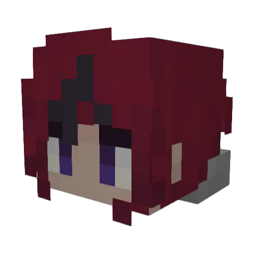 AzureBlitz7 Minecraft avatar head, 3D render