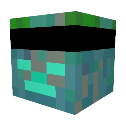 AzureSatyr Minecraft avatar head, 3D render