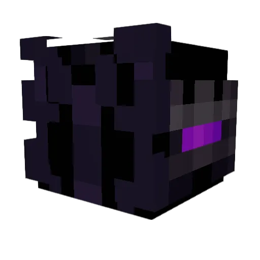 AzureStrikevolt Minecraft avatar head, 3D render