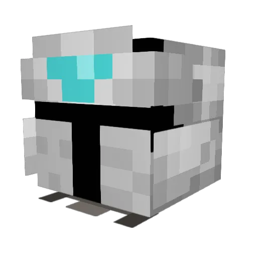Azurecat78 Minecraft avatar head, 3D render