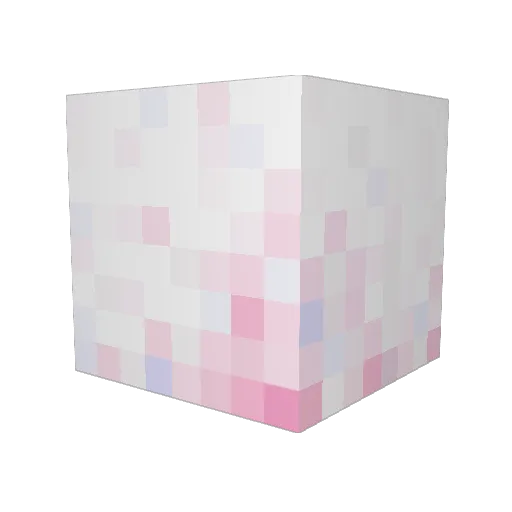 Azureveins Minecraft avatar head, 3D render