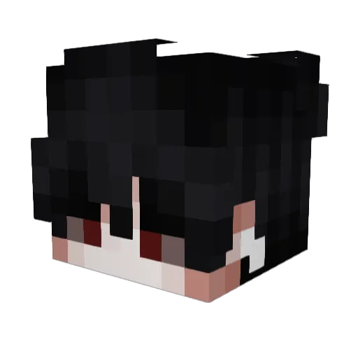 Azvorn Minecraft avatar head, 3D render