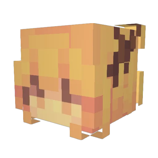 Azxra_ Minecraft avatar head, 3D render