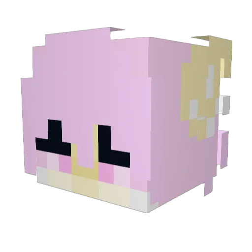 AzyMyt Minecraft avatar head, 3D render