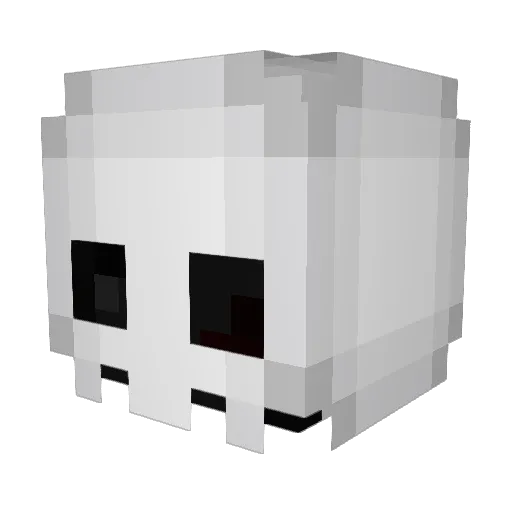 Azylpha Minecraft avatar head, 3D render