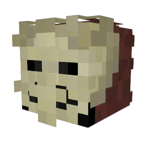 Azymondias Minecraft avatar head, 3D render