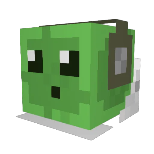 Azyurion Minecraft avatar head, 3D render
