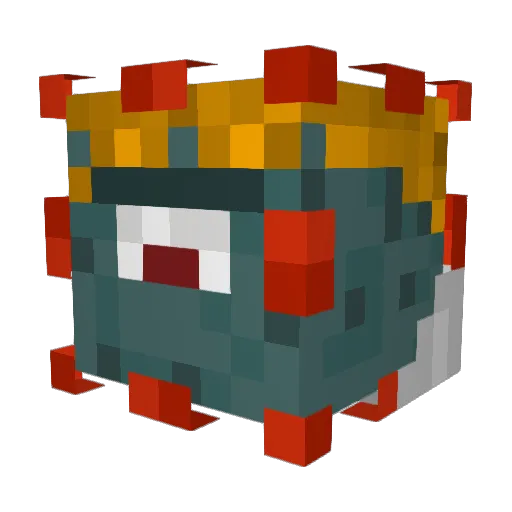 Azz1rekky Minecraft avatar head, 3D render
