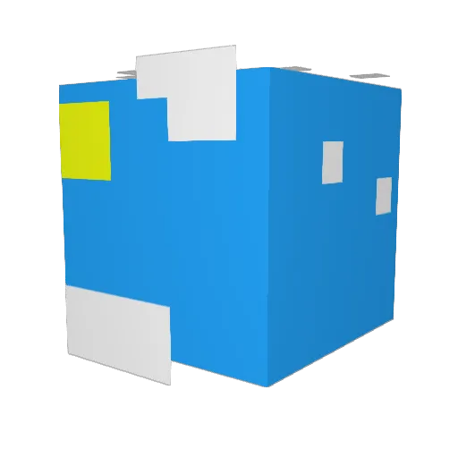 Azz3r9 Minecraft avatar head, 3D render