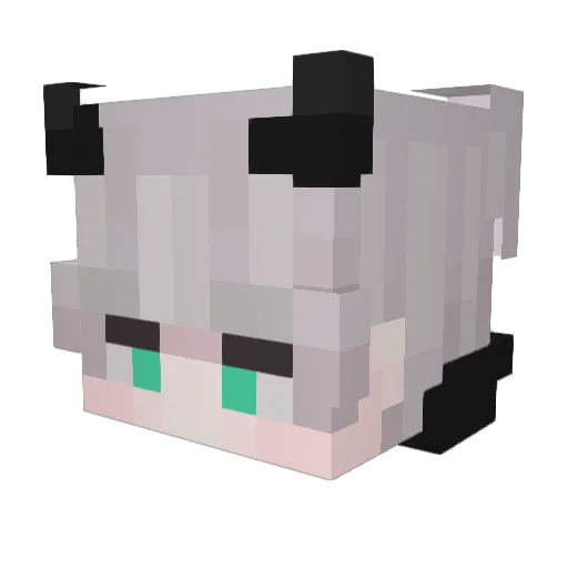 AzzRazzJazz Minecraft avatar head, 3D render