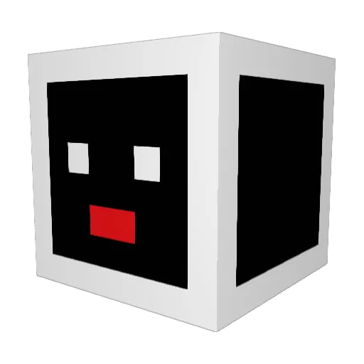 Azzanakos Minecraft avatar head, 3D render