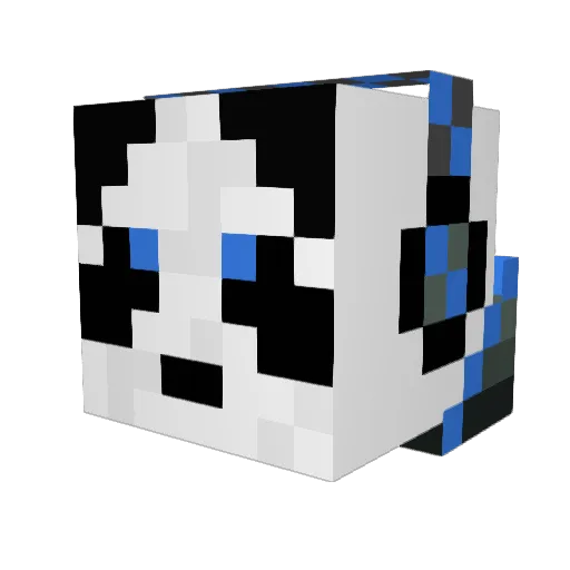 Azzer_18 Minecraft avatar head, 3D render