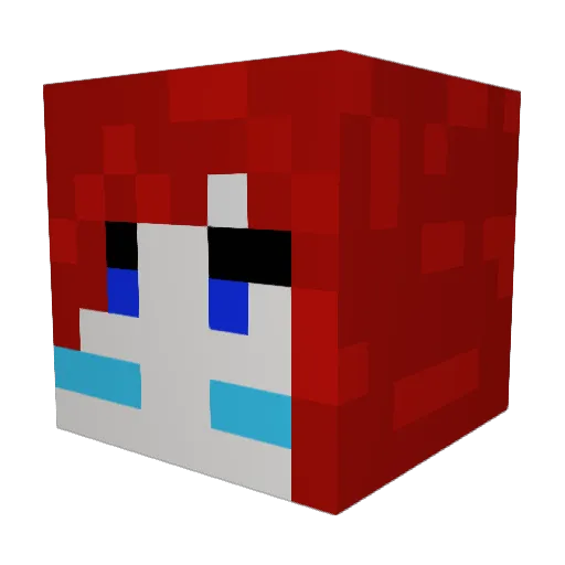 Azzez93 Minecraft avatar head, 3D render