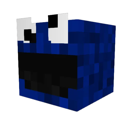Azztek Minecraft avatar head, 3D render