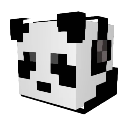 AzzyAf Minecraft avatar head, 3D render