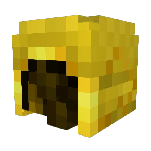 Azzyin Minecraft avatar head, 3D render