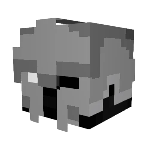 Azzzzzzazel Minecraft avatar head, 3D render