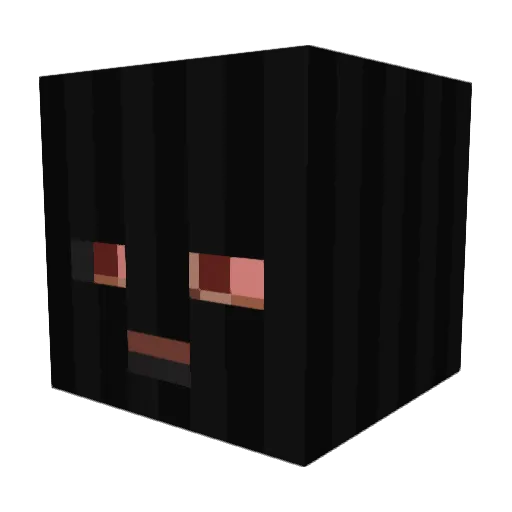 B00SIE Minecraft avatar head, 3D render