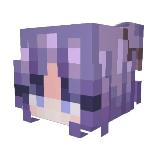B0BETTE Minecraft avatar head, 3D render