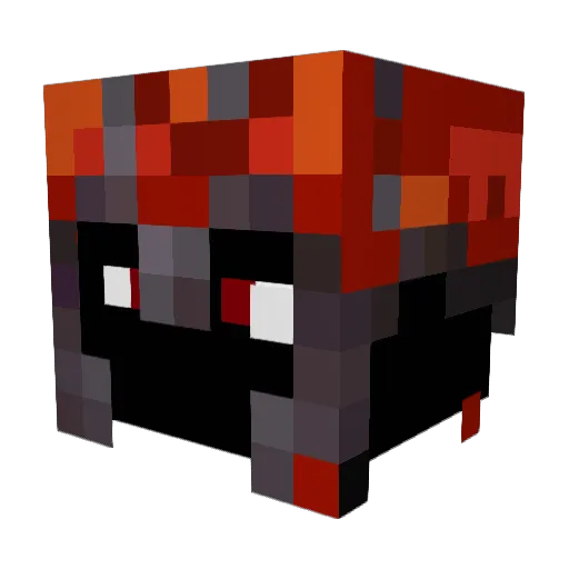 B0BTHEKING Minecraft avatar head, 3D render