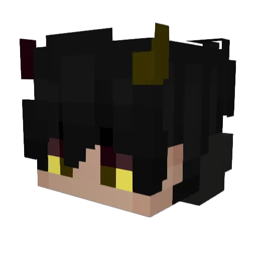B0EREK Minecraft avatar head, 3D render