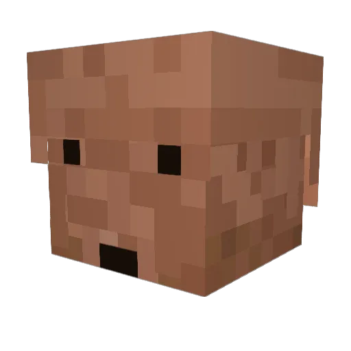B0LL3KONGEN Minecraft avatar head, 3D render