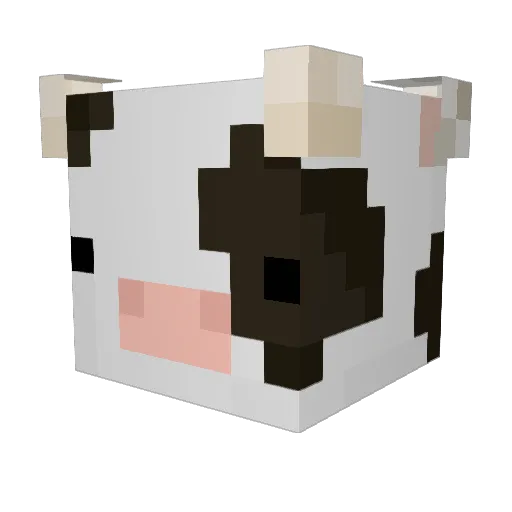 B0NGUI Minecraft avatar head, 3D render