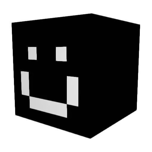 B0R1D Minecraft avatar head, 3D render