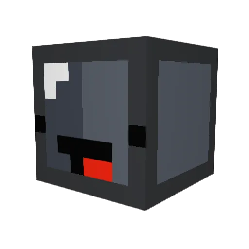 B0R1S35656 Minecraft avatar head, 3D render