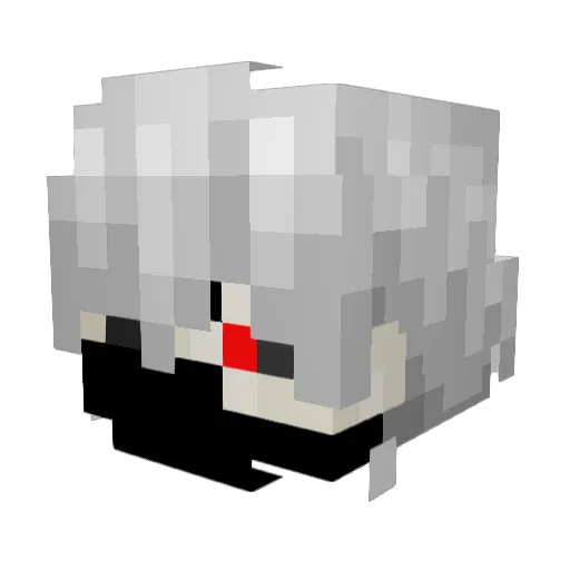 B0TBob Minecraft avatar head, 3D render