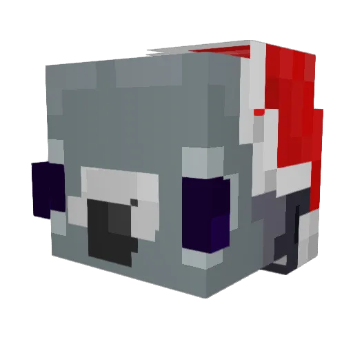 B0YinY3LLOW Minecraft avatar head, 3D render