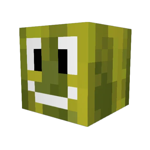 B0azz Minecraft avatar head, 3D render