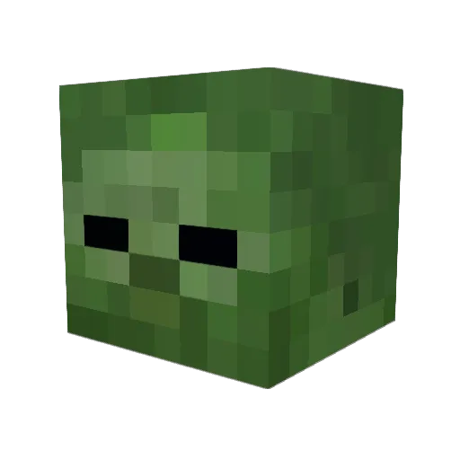 B0bEsp0nja248 Minecraft avatar head, 3D render