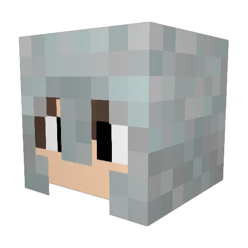 B0bomir Minecraft avatar head, 3D render